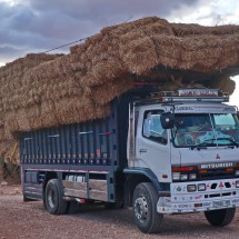 Fully loaded truck in Itlouane